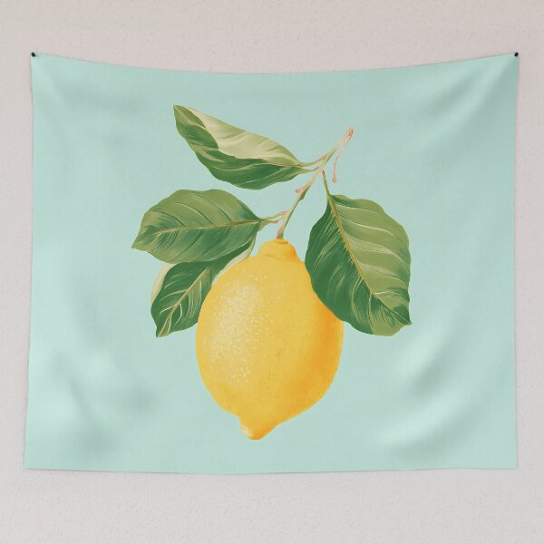 Item preview, Lemon Illustration – Fresh Citrus Fruit Design designed and sold by BobaBunny76.