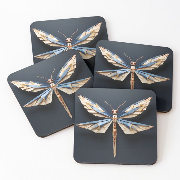 Item preview, origami dragonfly  designed and sold by boldbrushstroke.