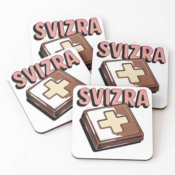 Item preview, Pop Art Swiss Chocolate with White Cross designed and sold by Bloomkept.