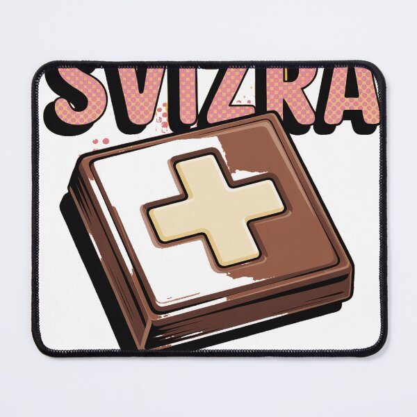 Item preview, Pop Art Swiss Chocolate with White Cross designed and sold by Bloomkept.