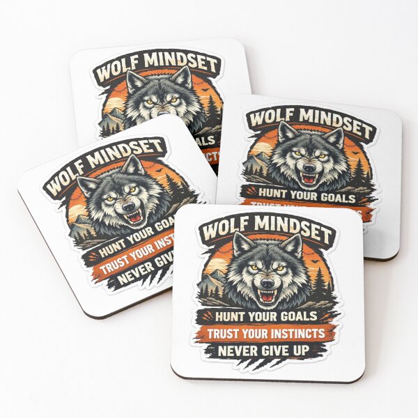 Item preview, Alpha Wolf Hustle Motivation Design” designed and sold by Ashutoshwarade.