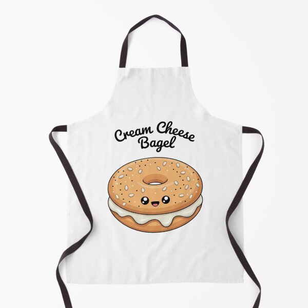 Item preview, Cream Cheese Bagel Cute Kawaii Breakfast designed and sold by TyraYoung.