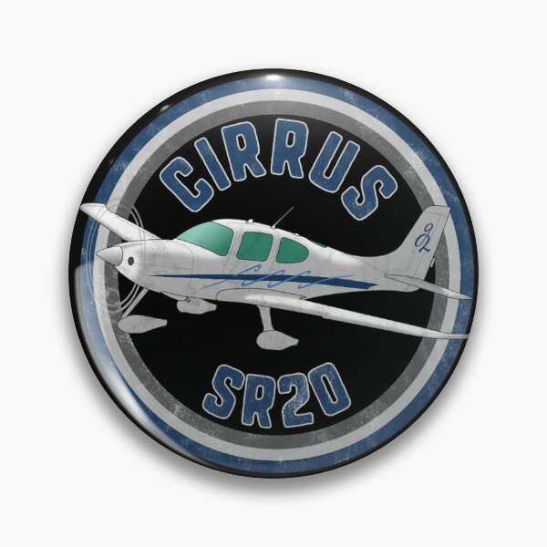 Item preview, Cirrus SR20 Aircraft Vintage Pilot Tee designed and sold by Emberglowo.