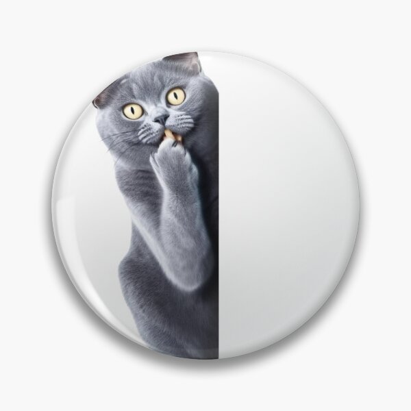 Item preview,  A Peeking British Shorthair cat designed and sold by KrisGraphic45.