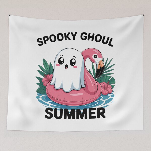 Item preview, Cute Spooky Ghoul Summer - Summer Vibes Beach designed and sold by TyraYoung.