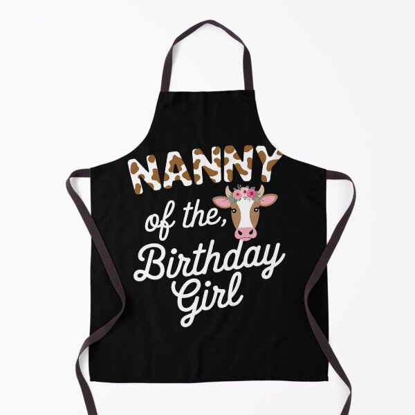 Item preview, Nanny Of The Birthday Girl Cow Grandma Family Party designed and sold by fferomananul.