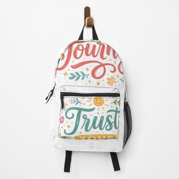 Item preview, Trust Your Journey Inspirational Quote Typography Design | Motivational Aesthetic Minimal White Background designed and sold by Sanika arts .