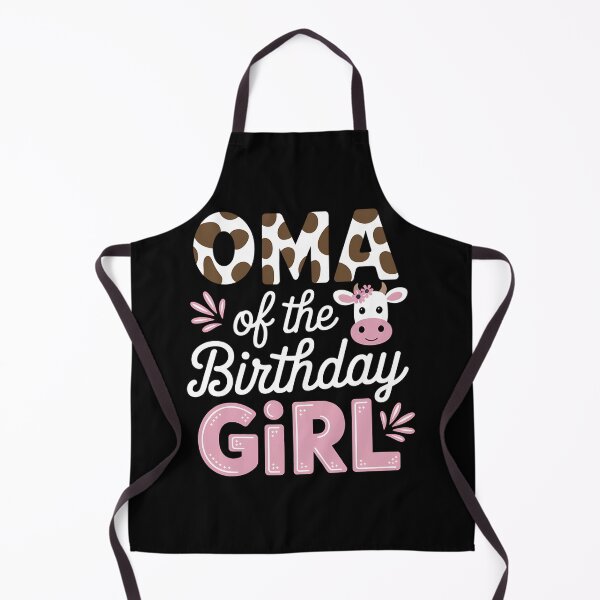 Item preview, Oma Of The Birthday Girl Cow Grandma Family Party designed and sold by fferomananul.