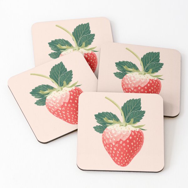 Item preview, Strawberry Illustration – Fresh Berry Fruit Design designed and sold by BobaBunny76.
