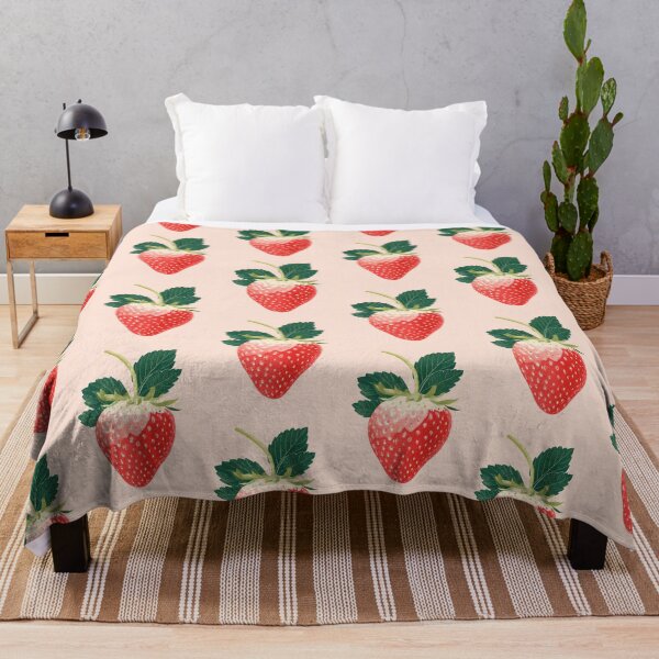 Item preview, Strawberry Illustration – Fresh Berry Fruit Design designed and sold by BobaBunny76.