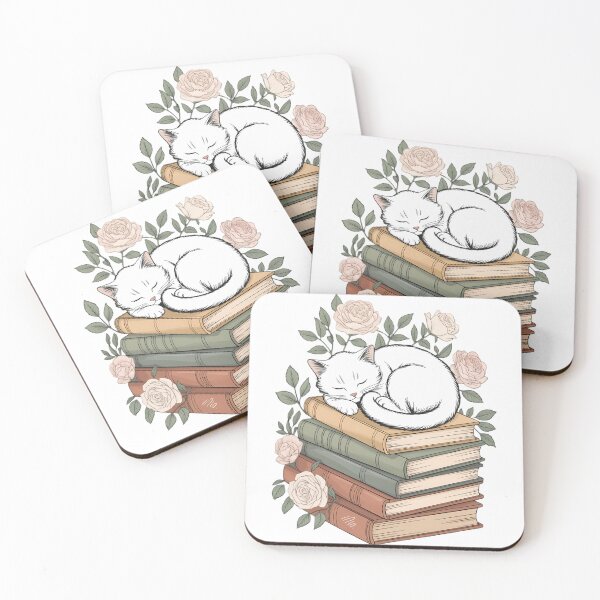 Item preview, Cat Book and Cats Reading Cat Lover designed and sold by TyraYoung.