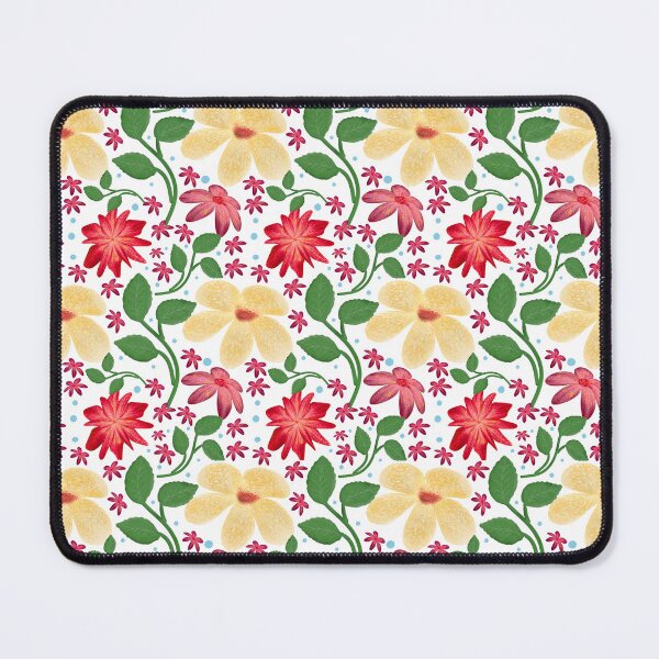 Item preview,   Bold  Yellow Floral Pattern  | Tropical Seamless Flower Design designed and sold by HopeAndHustle.