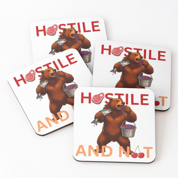 Item preview, Hostile and Not designed and sold by GrizzlyJohns.