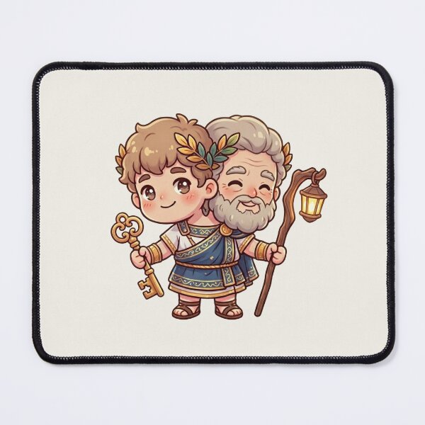 Item preview, Janus God of Beginnings Mythological Chibi designed and sold by Vesta + Vine.