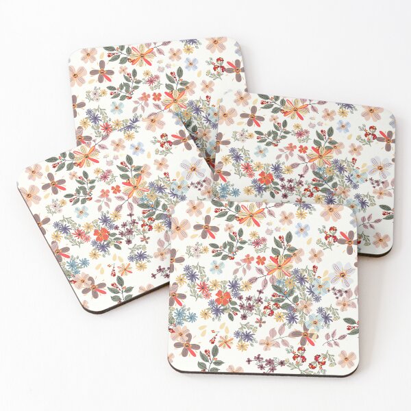 Item preview, Cottagecore Floral Duvet Cover – Pastel Wildflower Botanical Pattern Soft Vintage Bedroom Decor designed and sold by FestivityFinds.