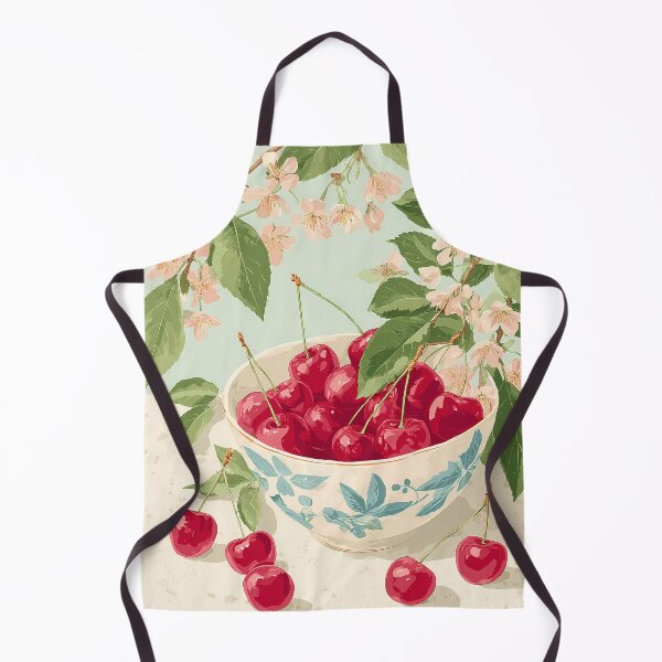 Item preview, Cherry Illustration – Fresh Red Fruit Design designed and sold by BobaBunny76.