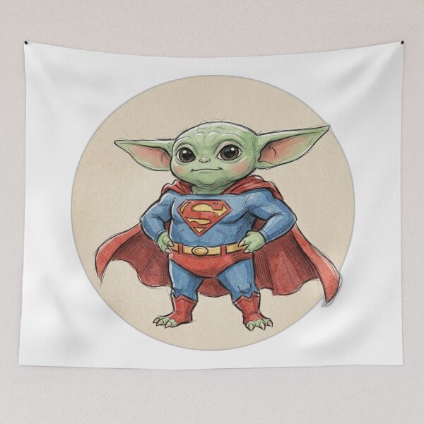 Item preview, BABY YODA SUPERMAN COSTUME designed and sold by LIS AND MELIVERSO.