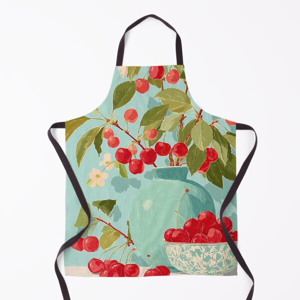 Item preview, Cherry Illustration – Fresh Red Fruit Design designed and sold by BobaBunny76.