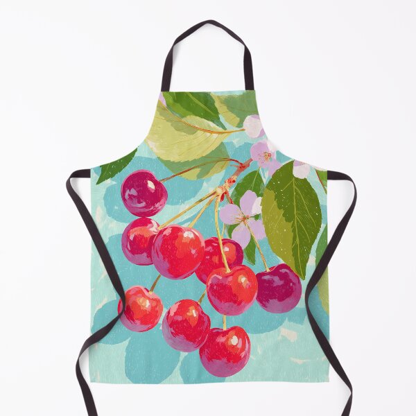 Item preview, Cherry Illustration – Fresh Red Fruit Design designed and sold by BobaBunny76.