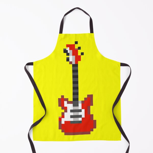 Item preview, Small Pixel Blocks on a Guitar (red) designed and sold by ZERO-MIND.