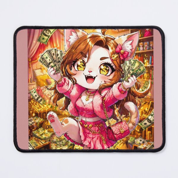 Item preview, Chibi Jackpot Cat Girl - Kawaii Ghacha Rich Aesthetic  designed and sold by digitalbob60.