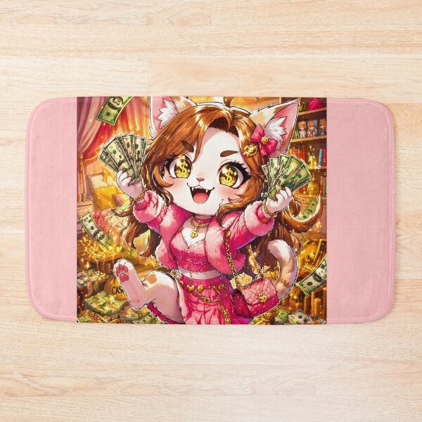 Artikelvorschau, Chibi Jackpot Cat Girl – Kawaii Ghacha Rich Aesthetic  entworfen und verkauft von digitalbob60.