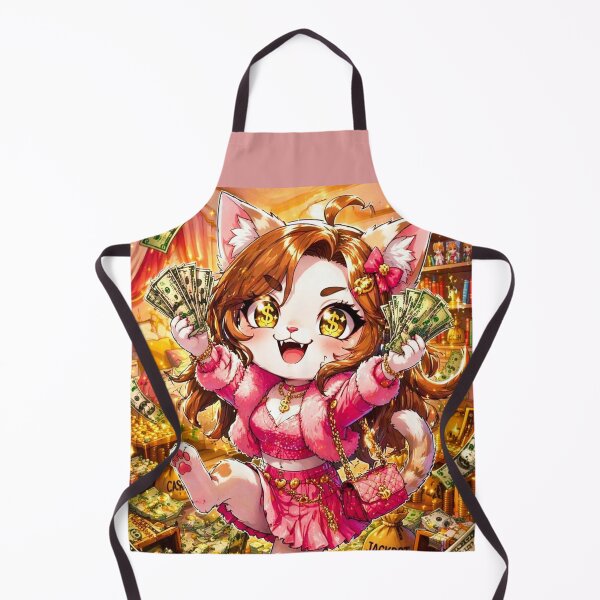 Item preview, Chibi Jackpot Cat Girl - Kawaii Ghacha Rich Aesthetic designed and sold by digitalbob60.