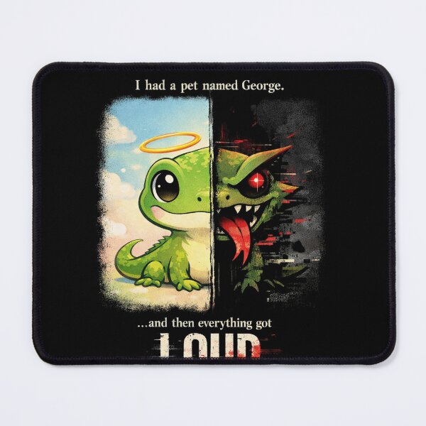 Item preview, Angry Lizard Named George Meme Dark Humor Statement Design designed and sold by shlepyart.