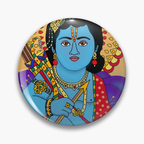 Item preview, Child Lord Rama Divine Design – Bala Rama Spiritual Art Illustration designed and sold by Harshit_Digital_Arts.