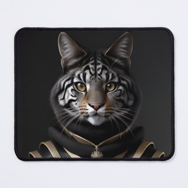 Item preview, Regal Tiger-Striped Cat in Royal Armor designed and sold by CASASIS_MERCH.