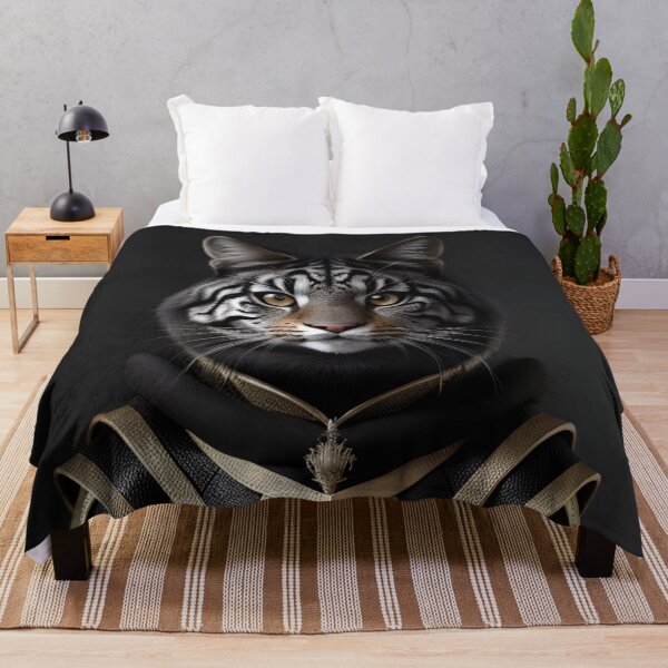 Item preview, Regal Tiger-Striped Cat in Royal Armor designed and sold by CASASIS_MERCH.