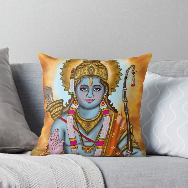 Item preview, Lord Rama Royal Artwork – Timeless Hindu Epic Inspired Design designed and sold by Harshit_Digital_Arts.