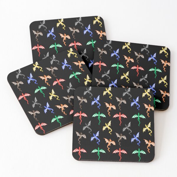Item preview, Multi coloured dragons designed and sold by MayasTrinkets.
