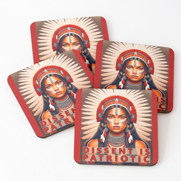 Item preview, Dissent is Patriotic Indigenous Inspired Protest Art designed and sold by thelivingrp.