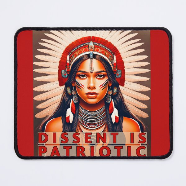 Item preview, Dissent is Patriotic Indigenous Inspired Protest Art designed and sold by thelivingrp.