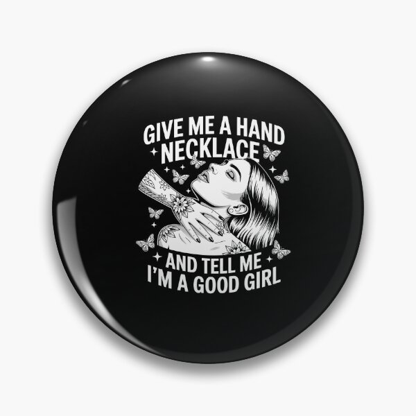 Item preview, Give Me A Hand Necklace And Tell Me I'm A Good Girl designed and sold by Dressed For  Duty.