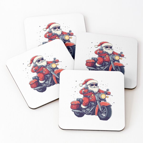 Item preview, Santa’s Midnight Ride on a Classic Chopper designed and sold by KrisGraphic45.