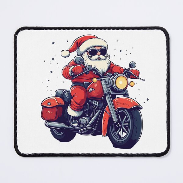 Item preview, Santa’s Midnight Ride on a Classic Chopper designed and sold by KrisGraphic45.