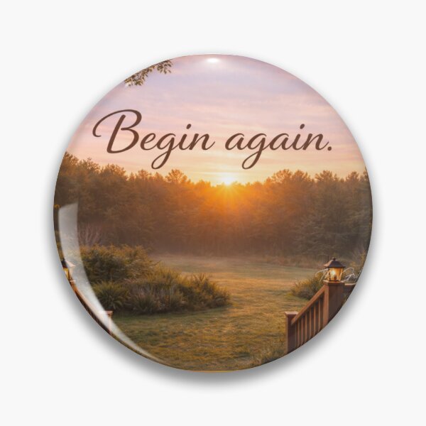 Item preview, Begin Again, Country Life - The Grit and Growth Collection designed and sold by FilosFineArts.