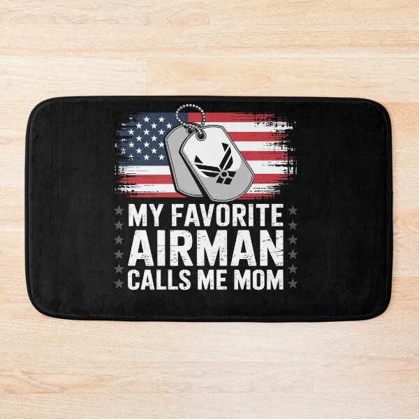Item preview, My Favorite Airman Calls Me Mom US Flag designed and sold by Dressed For  Duty.
