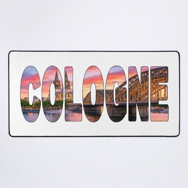 Item preview, COLOGNE - Cathedral with Hohenzollern Bridge Stunning Sunset Germany designed and sold by Adam Gormley.