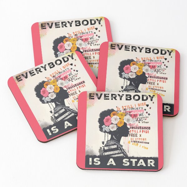 Item preview, Everybody is a Star Inspirational Graffiti Style Art Poster designed and sold by thelivingrp.
