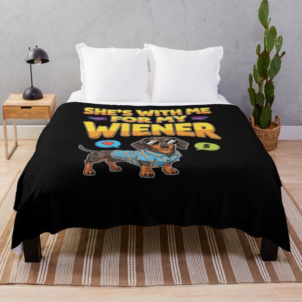 Item preview, She's With Me For My Wiener Funny Dog Lovers designed and sold by Dressed For Duty.