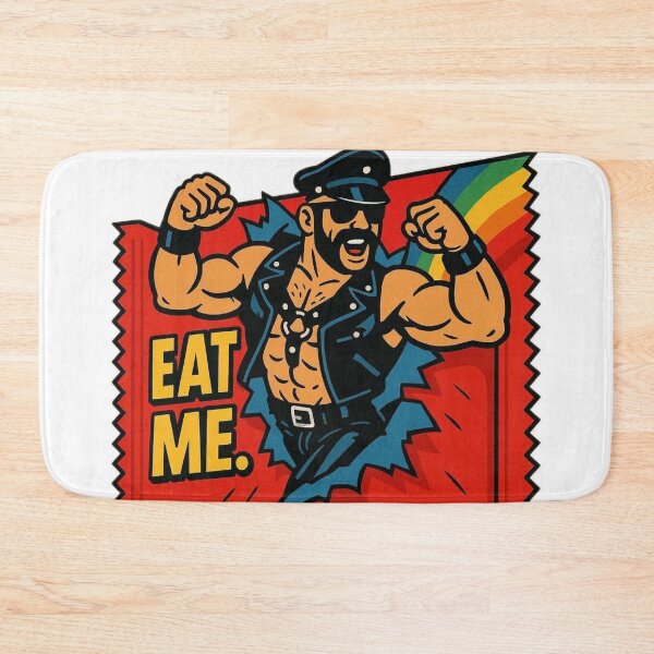 Item preview, Eat Me Leather Daddy Gay Pride Graphic Art Design designed and sold by ItsAKinkThing.