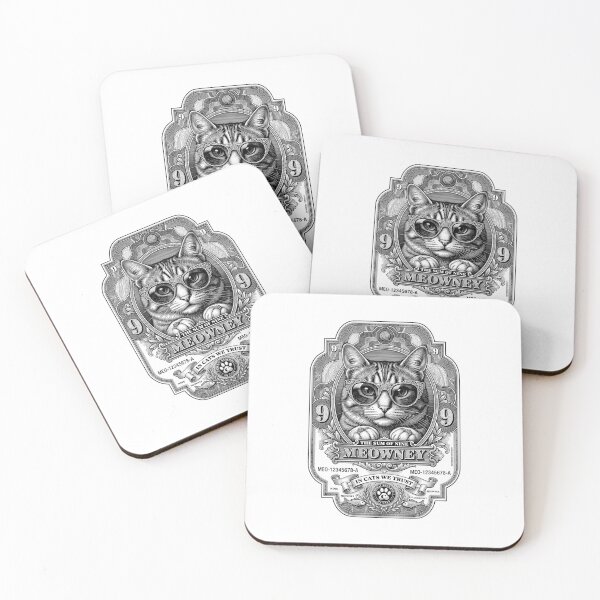 Item preview, Funny Cat Lover Feline Banknote Money Cats Meowney designed and sold by GrandeDuc.