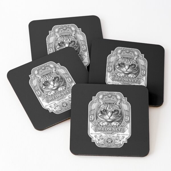 Item preview, Funny Cat Lover Feline Banknote Money Cats Meowney designed and sold by GrandeDuc.