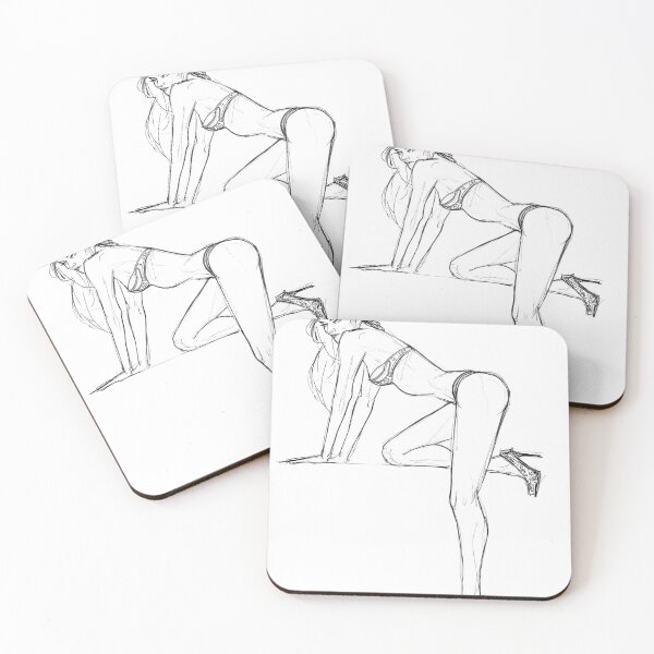 Item preview, A woman in a sensual pose on transparent background designed and sold by Creative88Art.