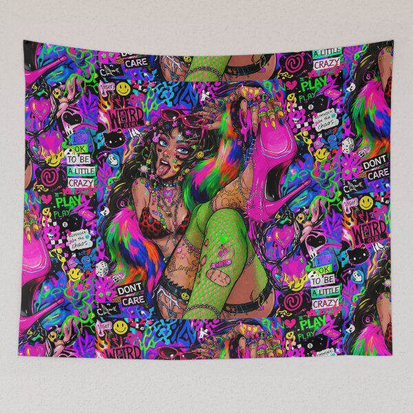 Item preview, Maximalist Playful Chaos Stilettos  designed and sold by AndreBarnard.
