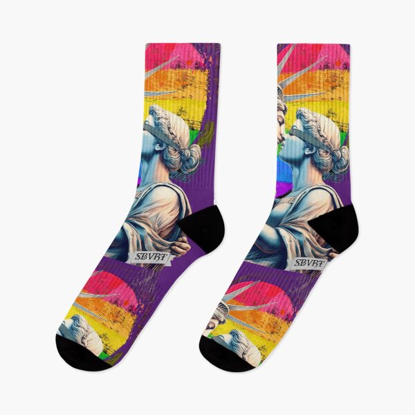 Item preview, Lady Justice and Liberty Kissing LGBTQ Pride Protest Art designed and sold by thelivingrp.