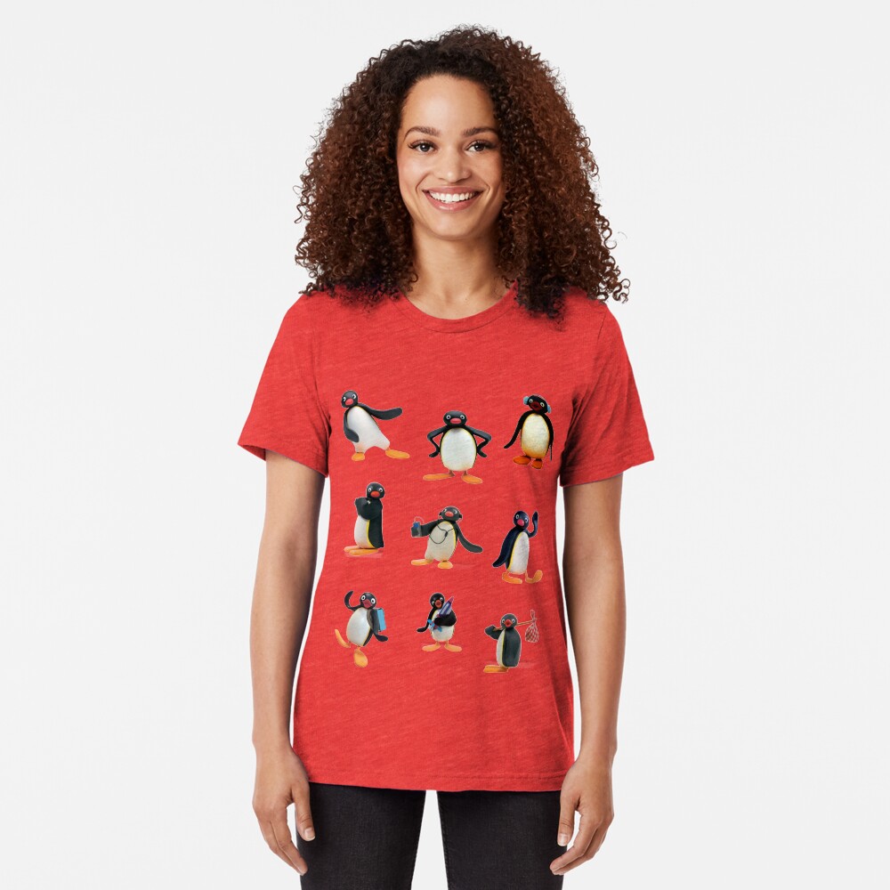 Pingu mood Tri-blend T-Shirt